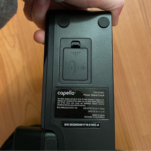 Alarm Clock with Phone Charger - Picture 6 of 7